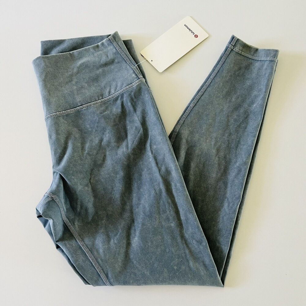 LULULEMON ATHLETICA Washed Moon Wunder Under HR Tight 28" Leggings - US 10